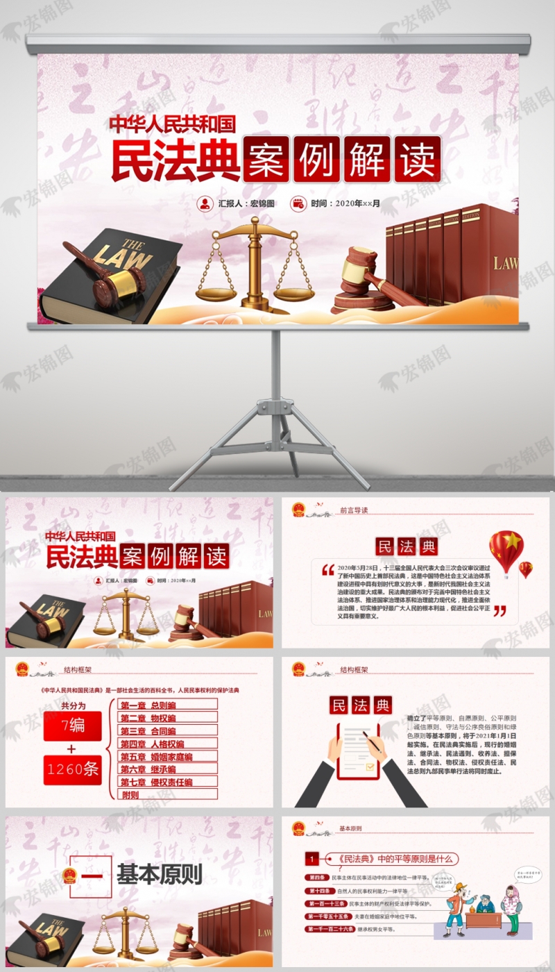 学习中华人民共和国民法典案例解读PPT课件及讲稿